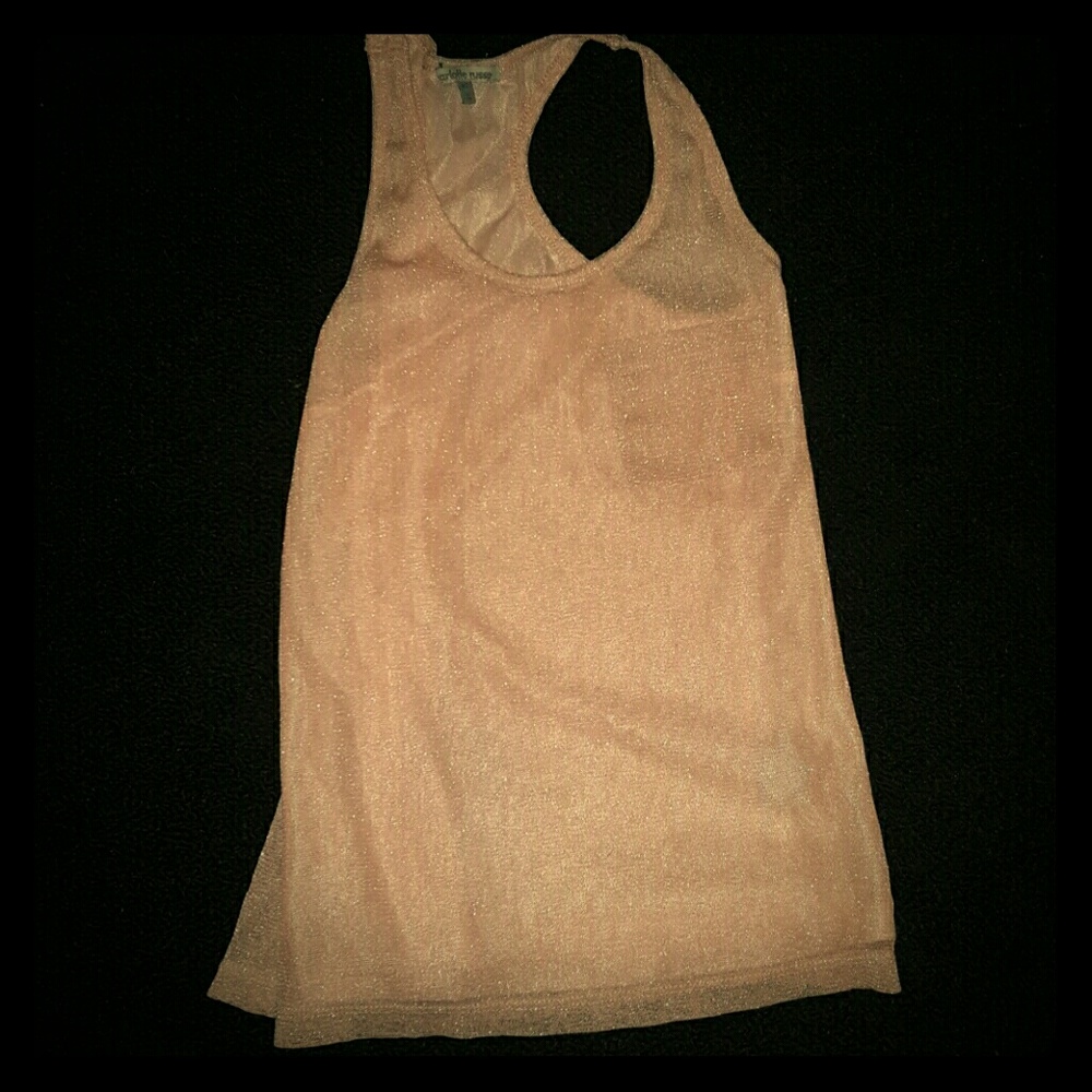 Sheer nude tank